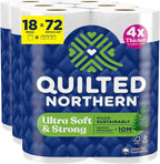 Quilted Northern Ultra Soft and Strong Toilet Paper 18 Mega Rolls Premium Bath Tissue
