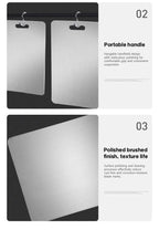 Premium stainless steel cutting board set for meat, vegetables, fruit and kitchen food preparation